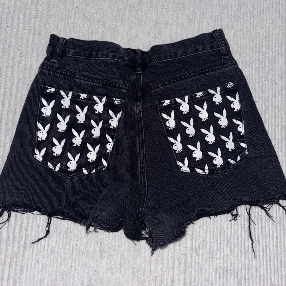 Pacsun Playboy bunny Jean shorts